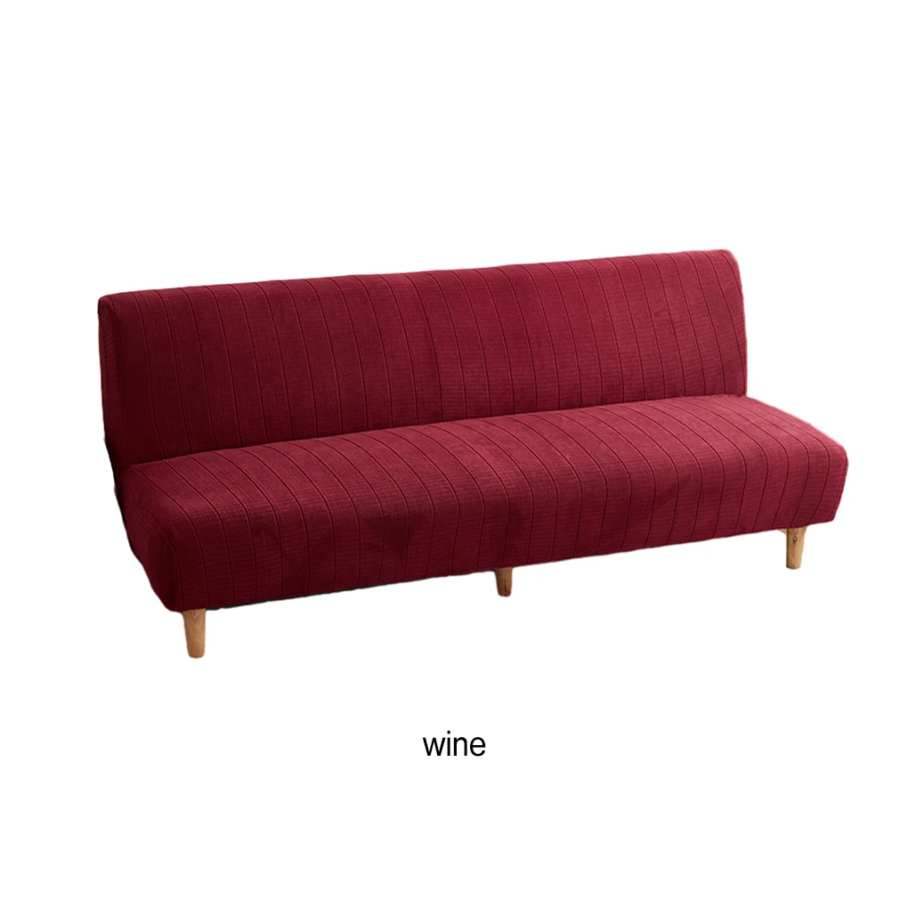 Non-slip And Elastic Universal Fitted Sofa Cover Is Must-have Unique Armless Sofa Bed Cover