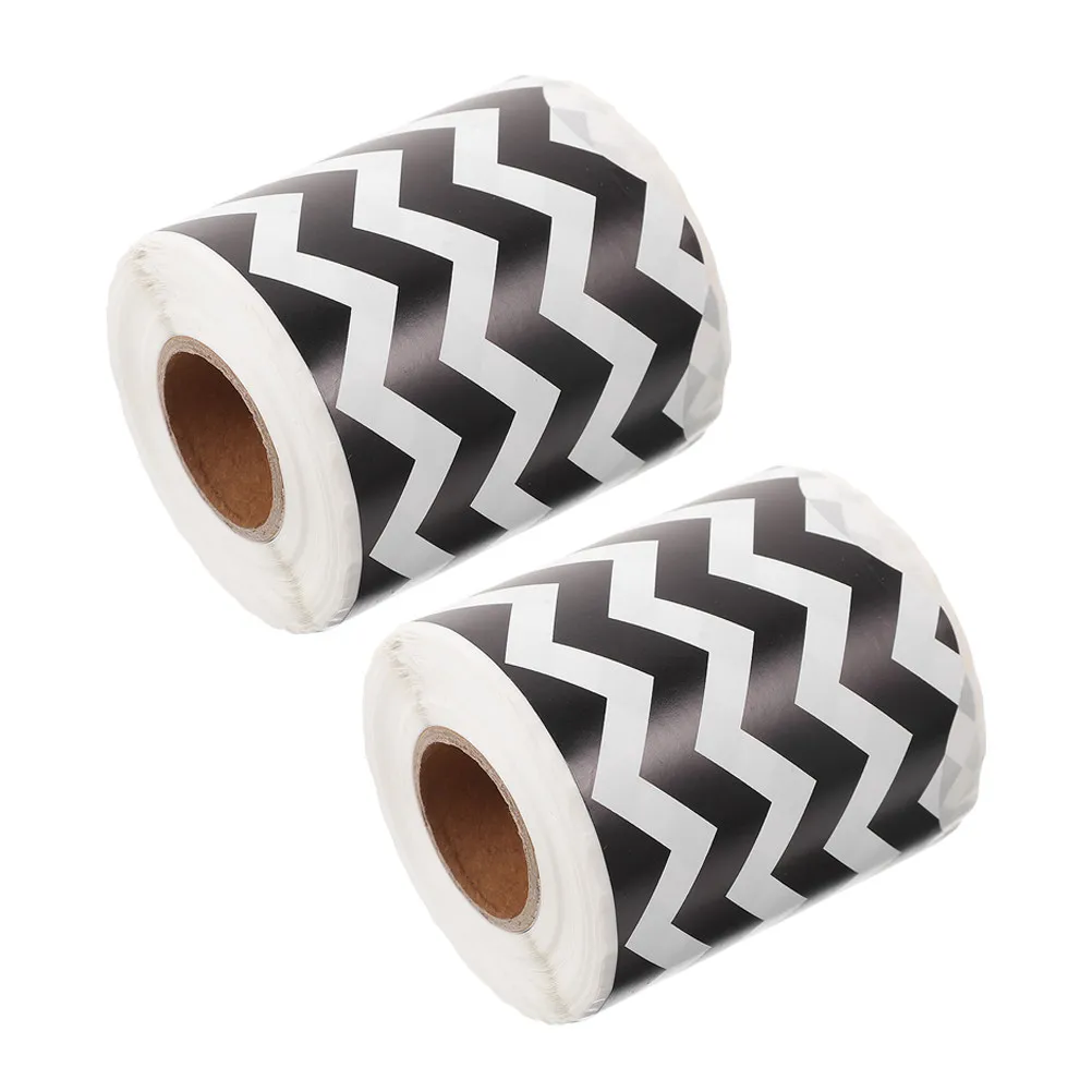 Bulletin Board Border Paper 2 Rolls Adhesive Cut to Fit Trim for Chalkboards Windows Walls Classroom Decor