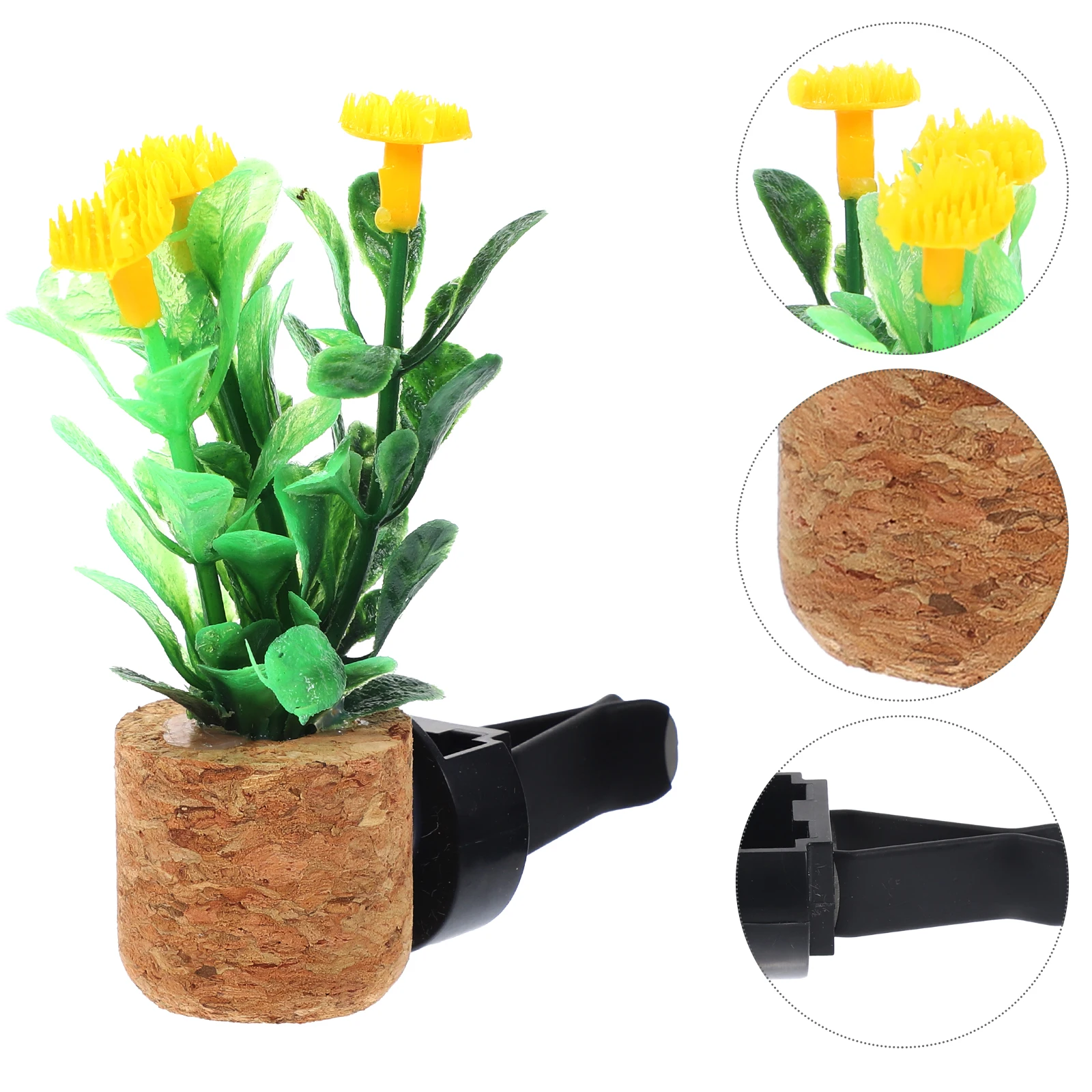 

Car Vent Diffuser Clips Air Freshener Aroma Plant Pot Decorative Outlet Clip For Vehicle Dashboard Home Office Bedroom