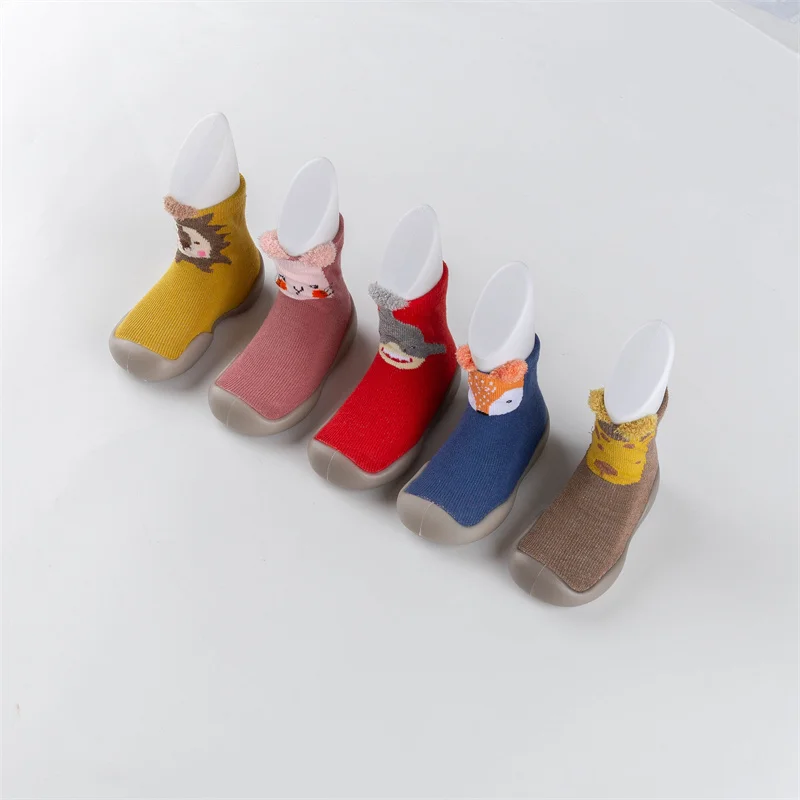 Spring and Fall Models of Children\'s Walking Shoes Floor Socks Infant Non-slip Soft Bottom Floor Shoes for Boys and Girls Indoor