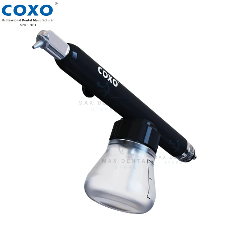 COXO 2/4 Holes CA-1 Dental Aluminum Oxide Sandblaster Air Abrasion System Microblaster With Water Spray Dental Sandblasting Tool