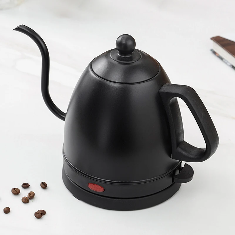 

1000W Electric Kettle Gooseneck Hand Brew Coffee Pot Teapot 304 Stainless Steel Water Jug Slender Mouth Hand Brewing Pot 800ml