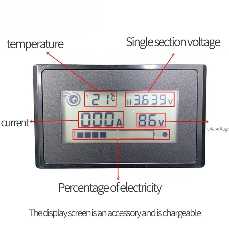 ANT BMS 7S-20S 8S 13S 16S 575A 450A 300A 275A 200A 100A 24V 48V LiFePo4 Li-ion LTO Battery Protection Board Bluetooth Smart PCM