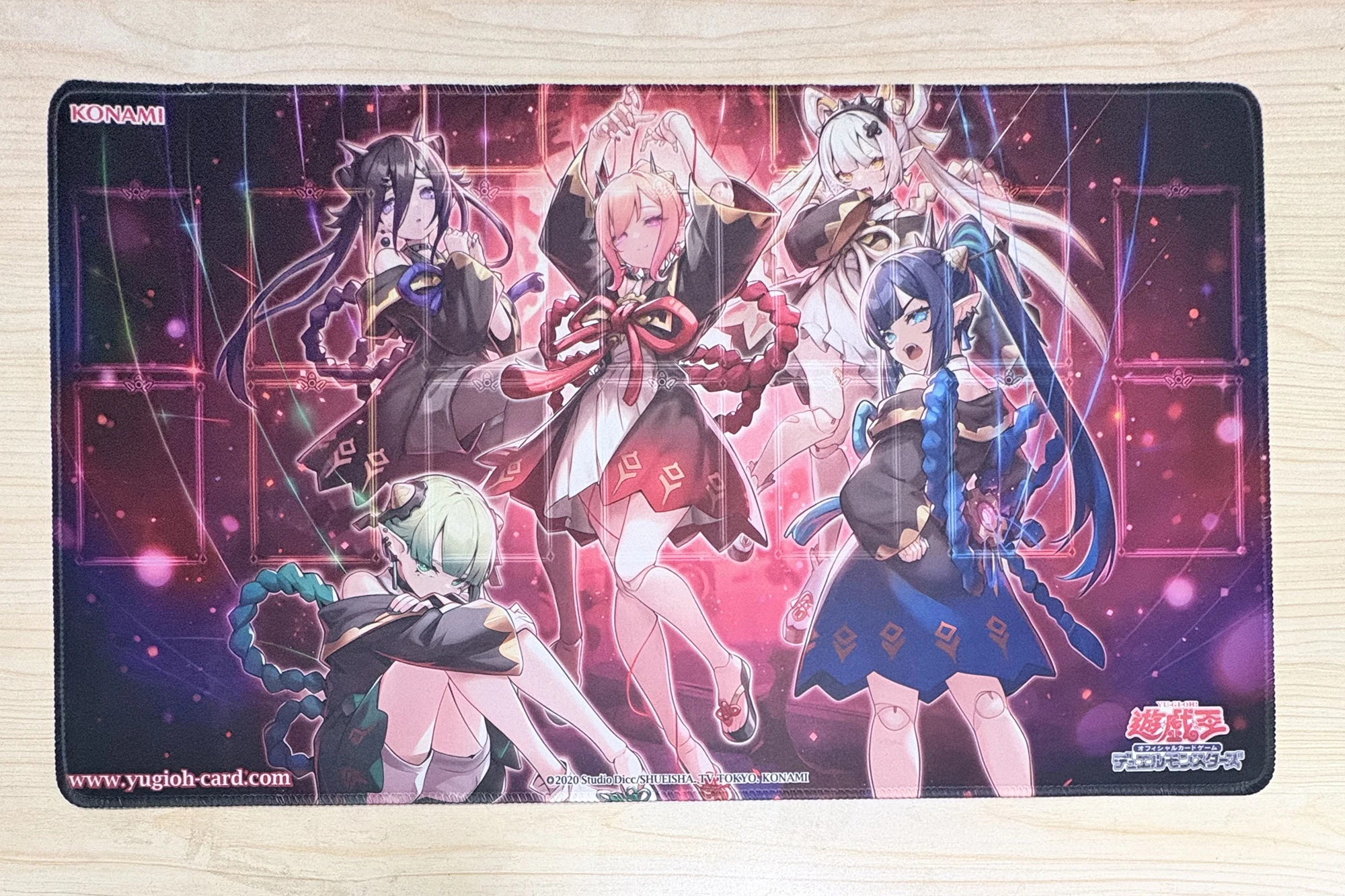 

YuGiOh Zenna, the Tsuinagi Princess Playmat DIY TCG CCG Board Game Pad Trading Card Game Mat Rubber Mousepad Bag 600x350x2mm
