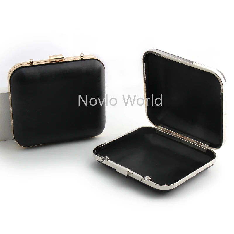 1-4PCS 16x18MM Gold,Silver Metal Bags Handles Square Frame Replacement Purse Handbag Tote Hanger Handmade Bags Parts Accessories