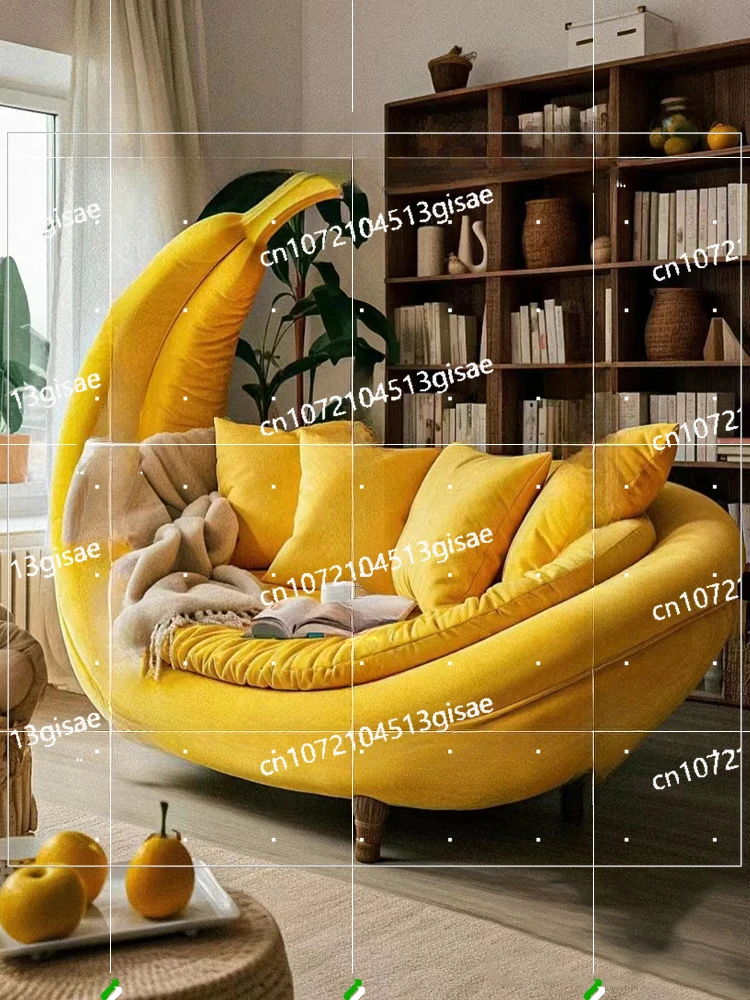 Household Fruit, Watermelon, Orange, Sofa Chair, Lazy Tatami, Single or Double Bedroom, Living Room, Balcony Chair