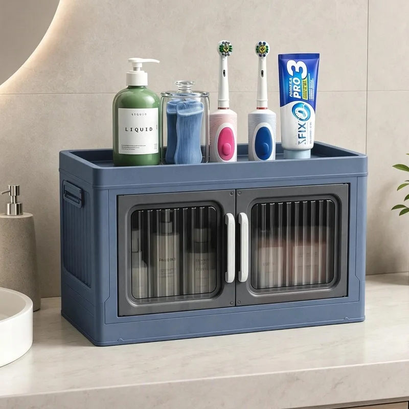 5-Tiers Stackable Clear Visible Storage Organizer No Assembly Required Mobile Rolling Wheels Multifunctional Home Cabinet for Toys Snacks Books Clothes Sundries Storage Space Saving