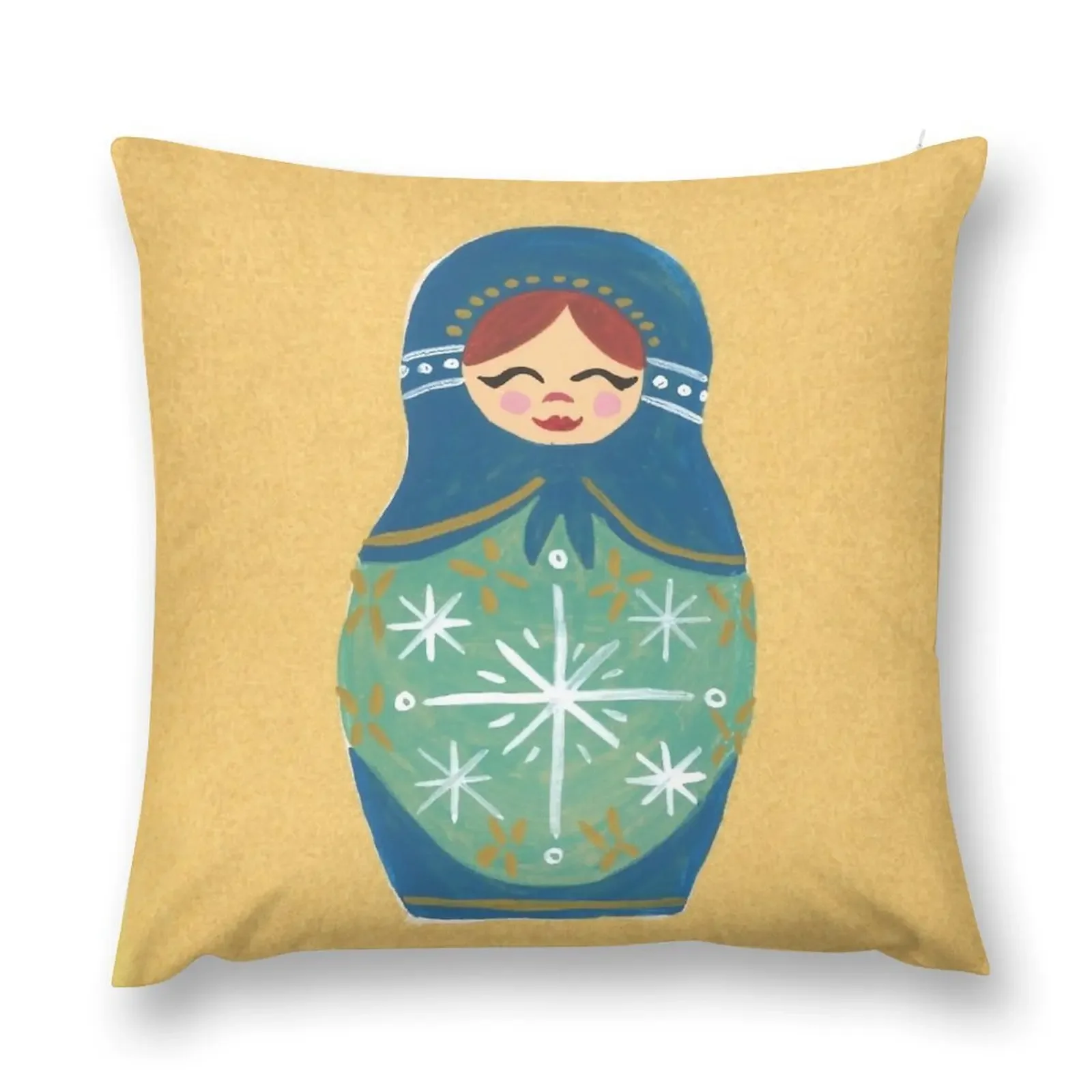 Matryoshka Throw Pillow Pillowcases Bed Cushions Custom Cushion Photo pillow