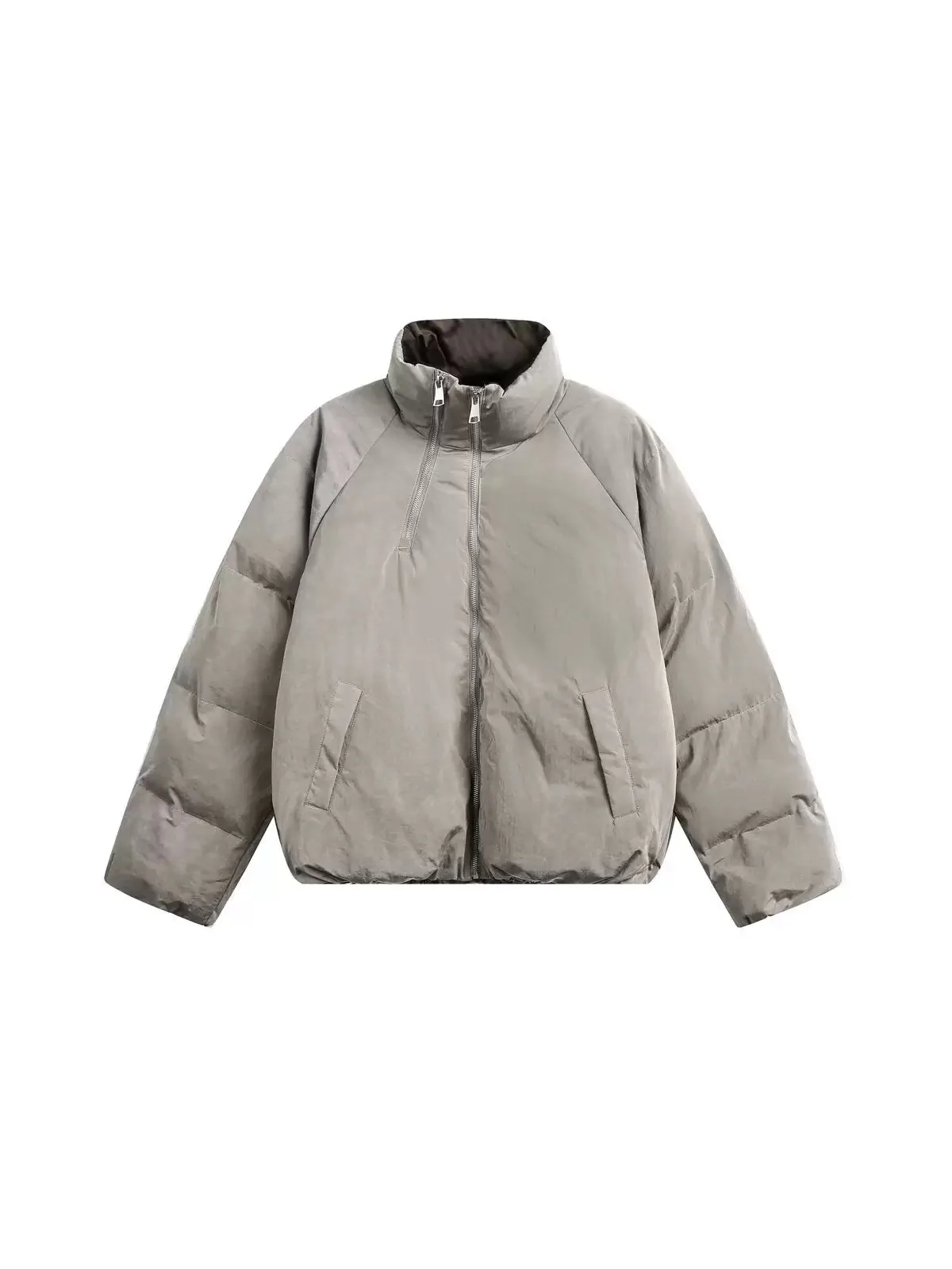 American Retro Deconstructed Double Zipper Thiened Texture Cotton Jaet Herren Damen Winter Vielseitig Casual Warm Cotton...