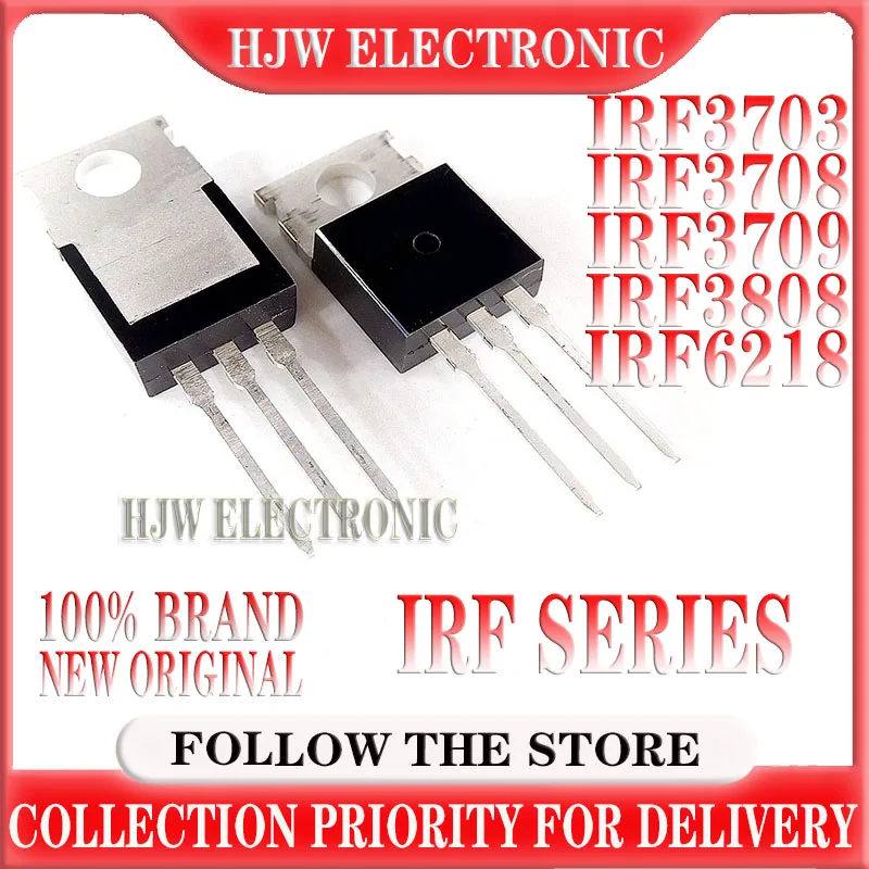 10PCS IRF3703 IRF3703PBF TO-220 IRF3708 IRF3708PBF IRF3709 IRF3709PBF IRF3713 IRF3713PBF IRF3808 IRF3808PBF IRF6218 IRF6218PBF