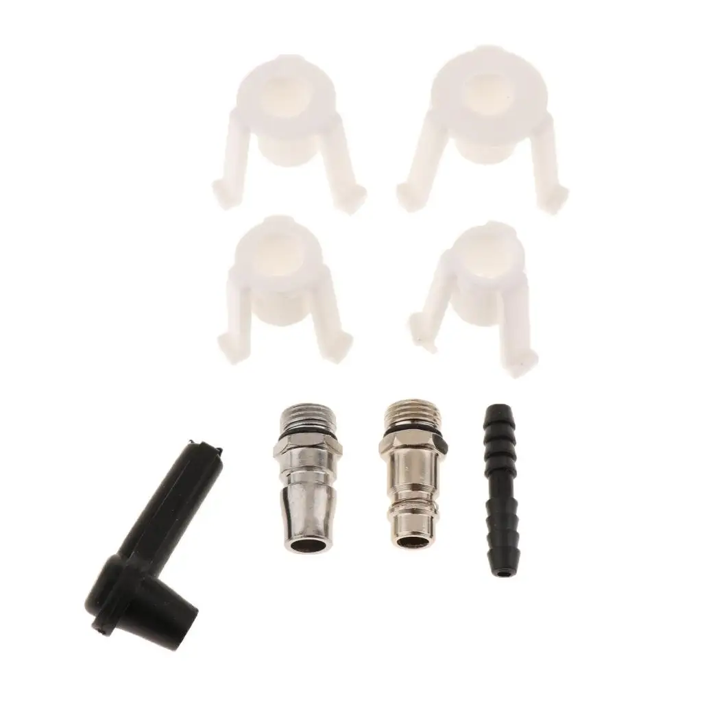 Air Brake Clutch Bleeder Kit ABS Plastic Vacuum Extractor with Brake Fluid Refill Container for Auto Repair and Maintenance