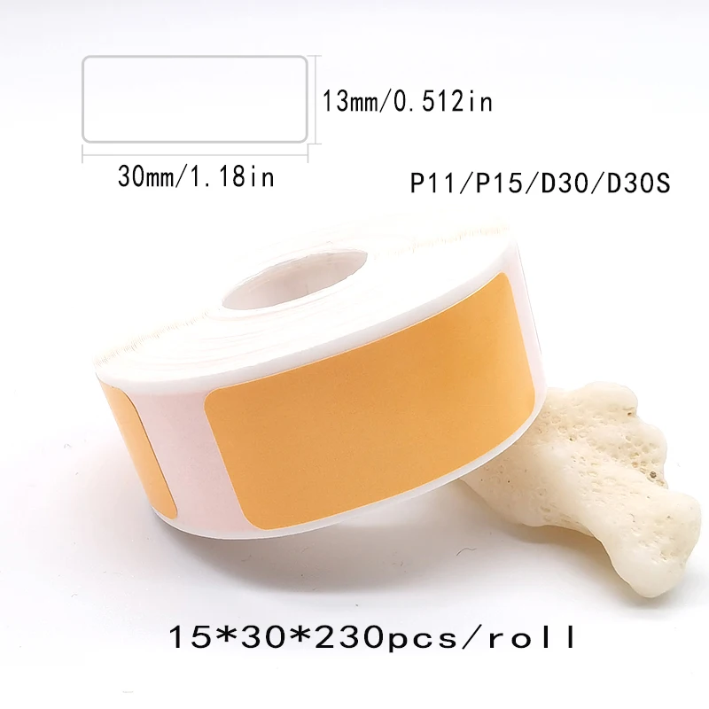 P15 label tape 15*30 colorful P15 Adhesive Lable Paper Suit for P15  P11 P12 Label tape    PD30Thermal Label