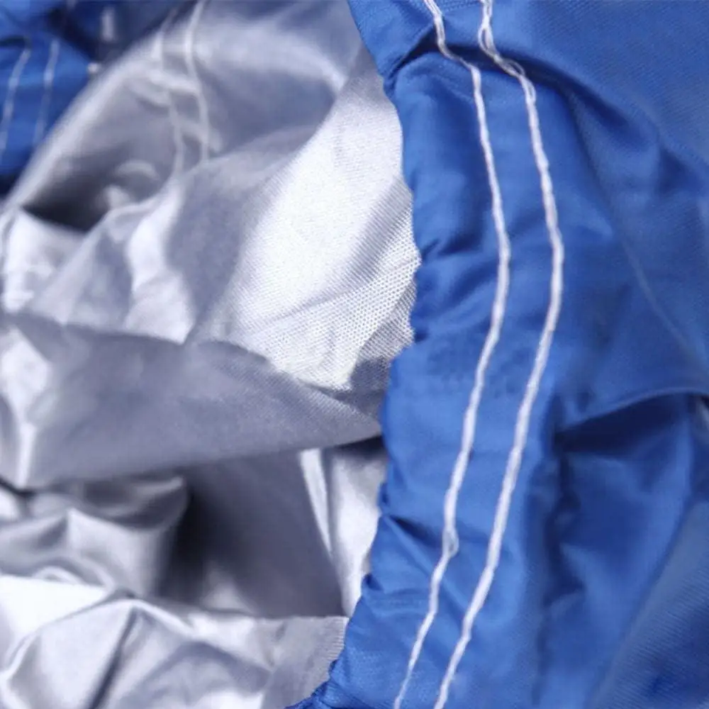 Cubierta impermeable para lancha rápida de barco azul 210D, apta para la mayoría de lanchas rápidas y lanchas de reacción, proporcionando cobertura y prevención.