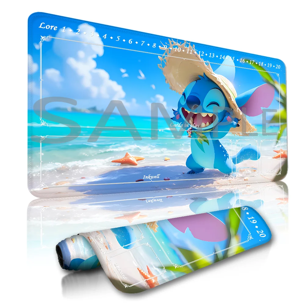 Lorrana-trading Card Game Protective Mats Durável Mouse Pad Resistente a Riscos Bolsa de Armazenamento Gratuito Tamanho 24×14 20