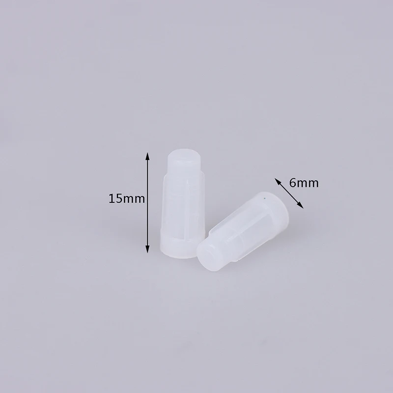 100Pcs Syringe Head Cap Syringe Dispenser Dispensing Needle Sealing Plug Syringe Cap Combination