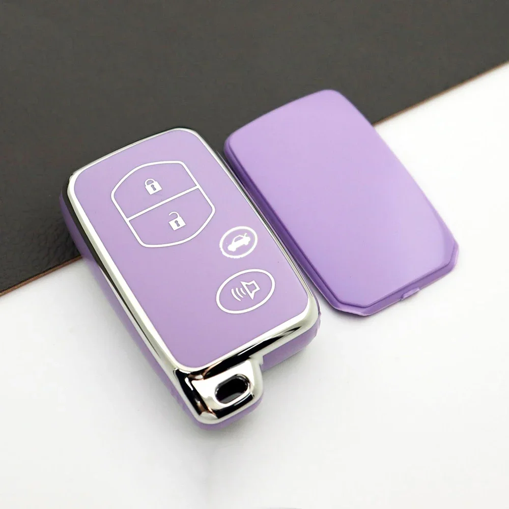 TPU Car Remote Key Case for Toyota Prius 30 Alpha Aqua Land Cruiser Auris for Lexus LC 200 Key Cover Holder 2012 - 2014
