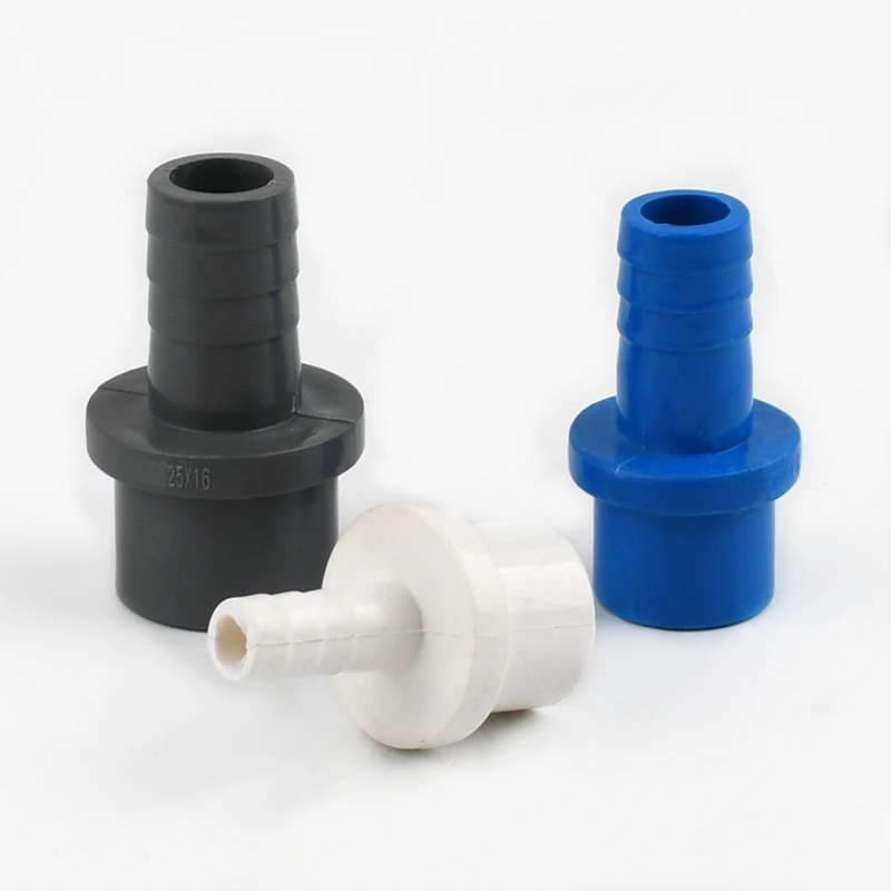 4~10Pcs 20~32mm to 5/8/10/12/14/16/18/20/25mm PVC Hose Quick Connector Hard Tube Plastic Pagoda Joint PVC Pipe Adapter Fittings