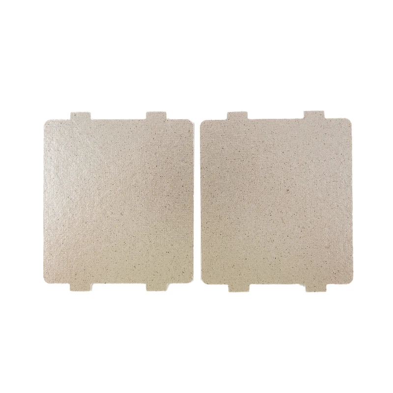 2Pcs 9.9cm*10.8cm Microwave Ovens Sheets Thickening Mica Plates Magnetron Cap Microwave Towel Microwave Lid Parts