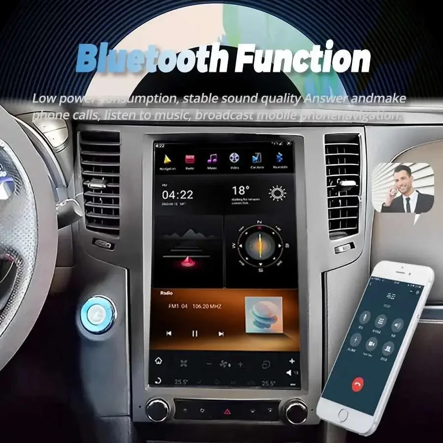 

Мультимедийный видеоплеер для Infiniti FX30 FX35 FX37 FX50 QX70 2009-2016 с беспроводным CarPlay, 4G, Android Auto, GPS-навигацией, радио и Bluetooth