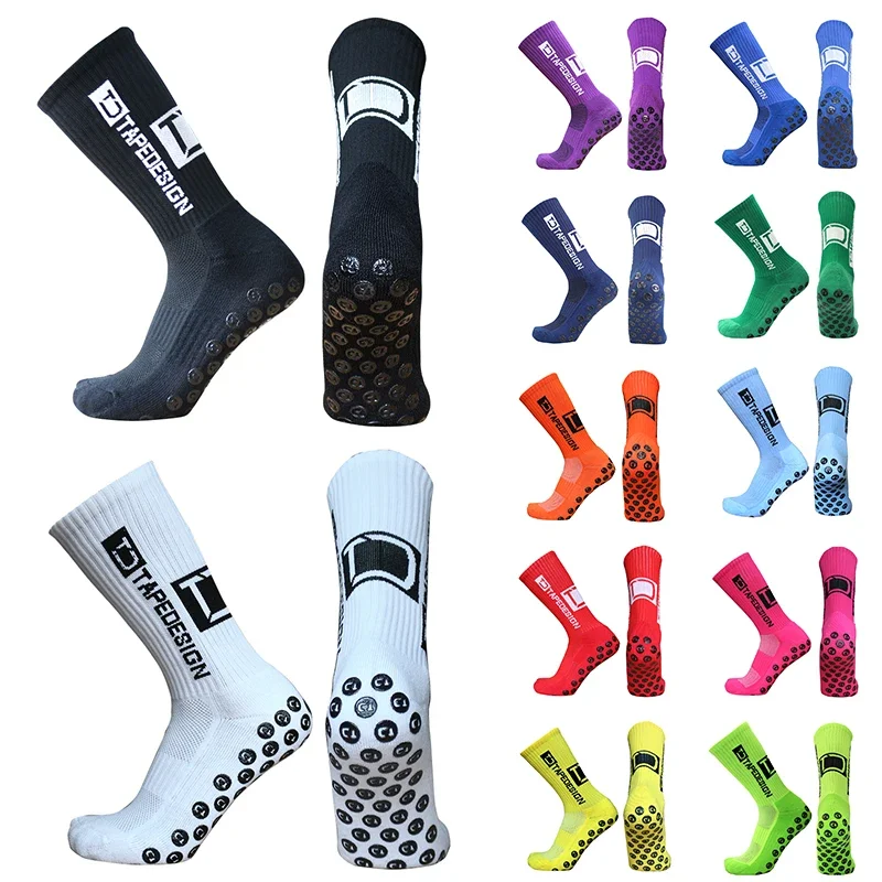 

High Quality Wear-Resistant Football Socks Soft Breathable Thick Sports Socks Adhesive Anti Slip Sweat Absorbing Football Socks