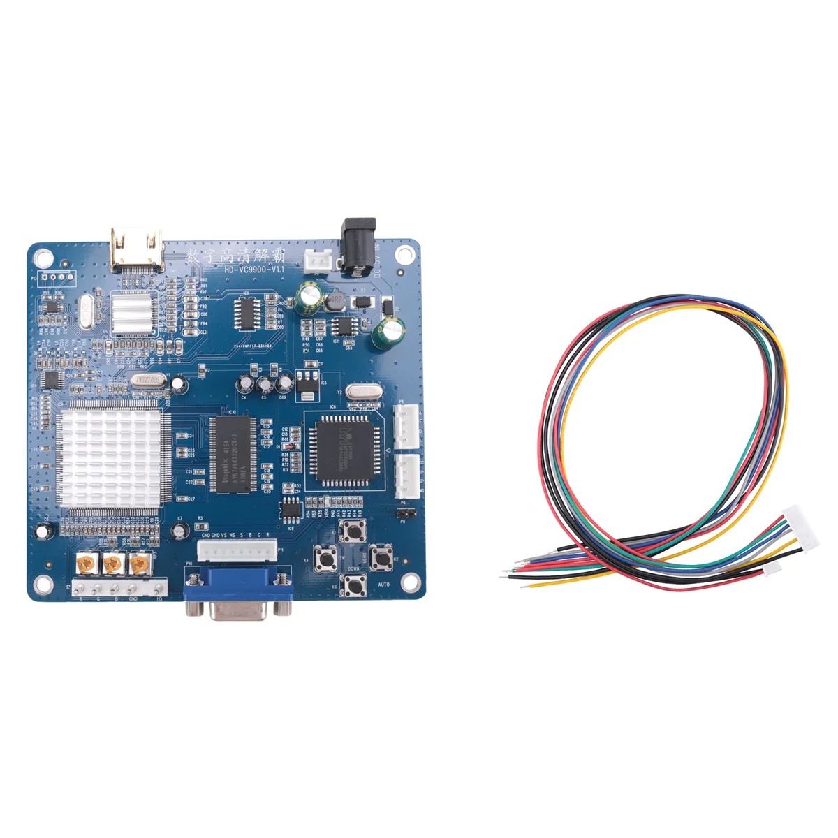 Scheda di conversione del gioco HD Jieba VGA/RBGS SG-VC9900 Soluzione bassa ad alta soluzione
