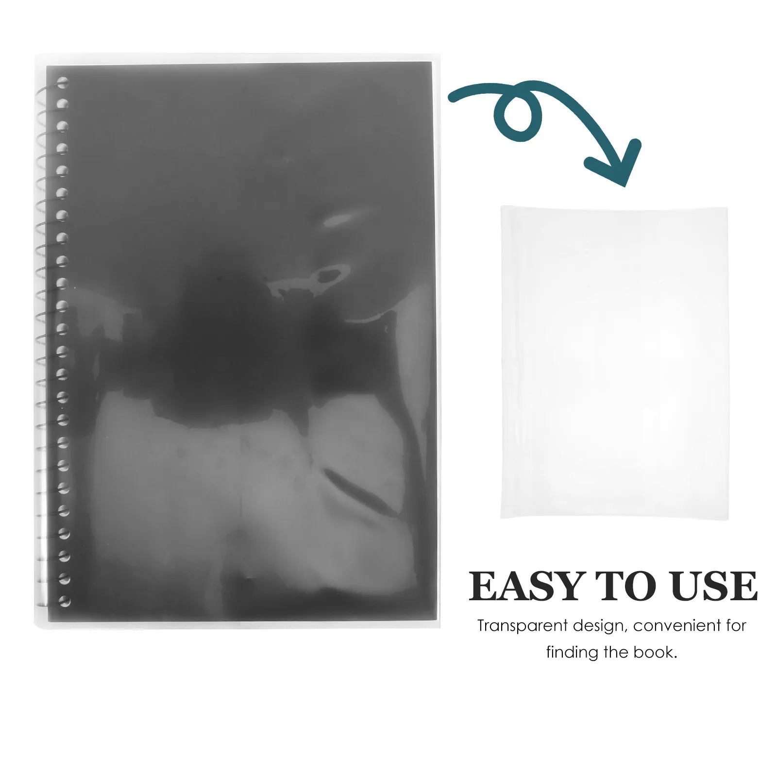 10 ชิ้นปกหนังสือใสป้องกันพลาสติกใสกันน้ำแบบใช้ซ้ำได้สำหรับ A4 โน้ตบุ๊คตำราเรียนสำนักงานโรงเรียน