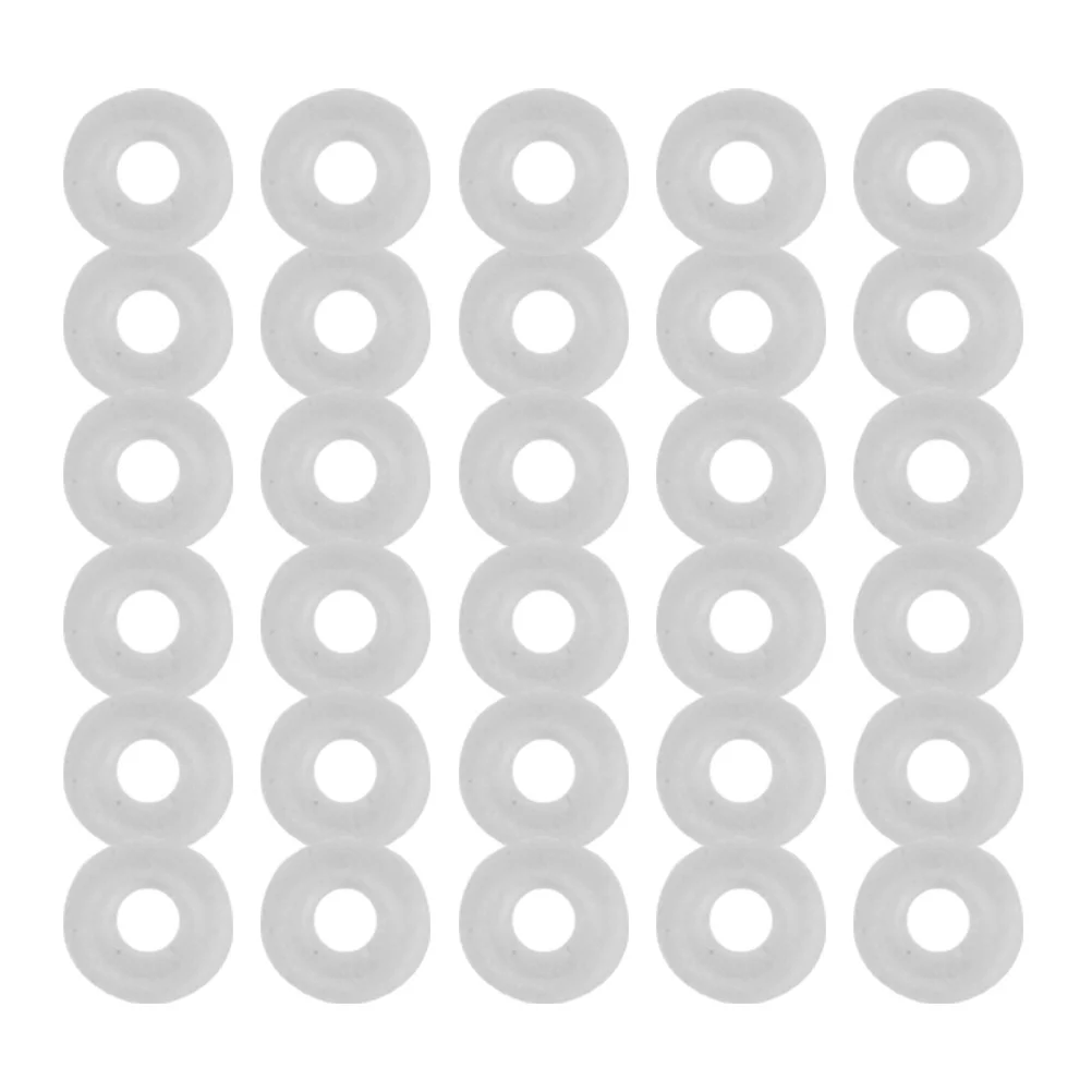 

100Pcs Stable Rubber Stopper Rings Anti-Skid Jewelry Accessories DIY Necklace Bracelet Making Supplies Stopper Bead