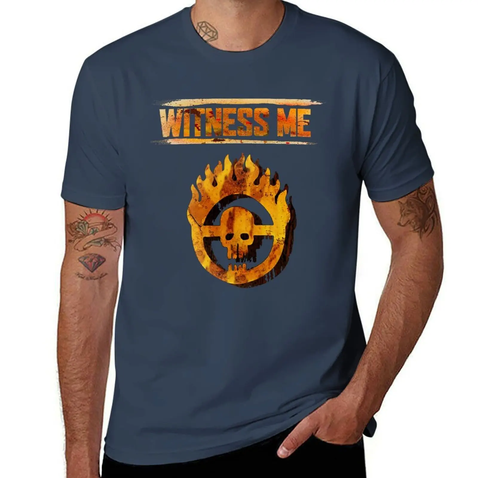 

Mad Max - Witness Me T-Shirt t shirts for man graphic vintage man t shirts high quality luxury brand T-Shirt