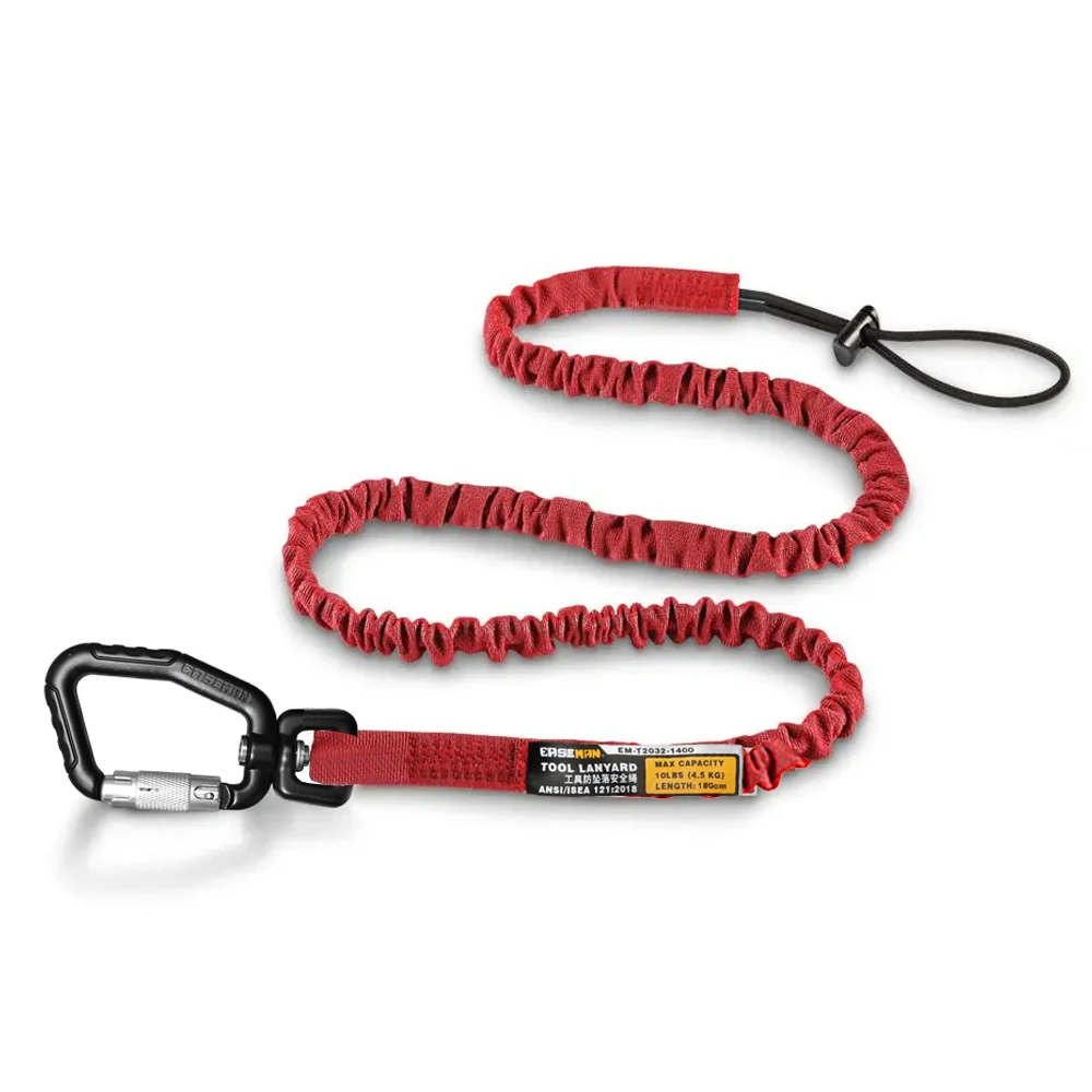 EASEMAN Tool Fall Arrest Rope High Quality Double Lock Hook for Aerial Work Makita DeWalt Electric Drill Hammer Wrench