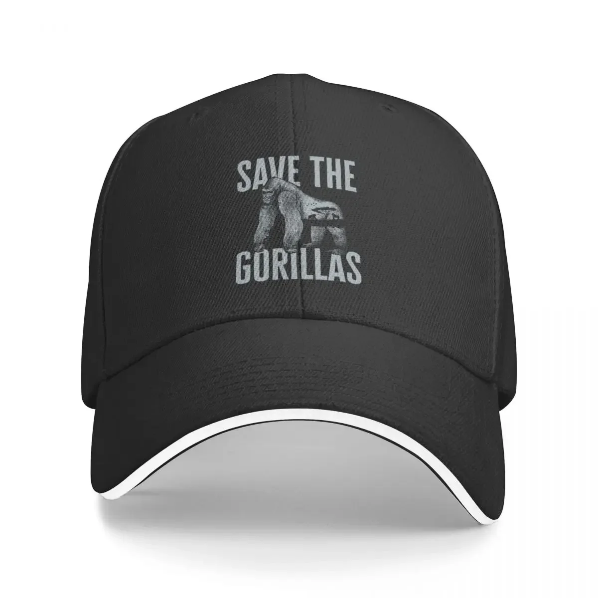 

Save the Gorillas Gorilla Lover Baseball Cap fun hats Anime Hat Men's Baseball Women's