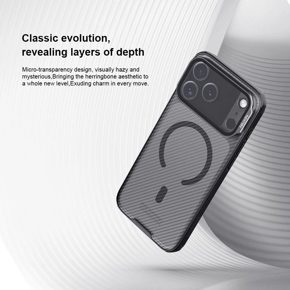 

Для iPhone 17 Pro Max/17 Pro Nillkin Магнитный чехол CamShield Prop Magsafe Чехол для камеры Подставка Жесткая защита ПК Задняя крышка