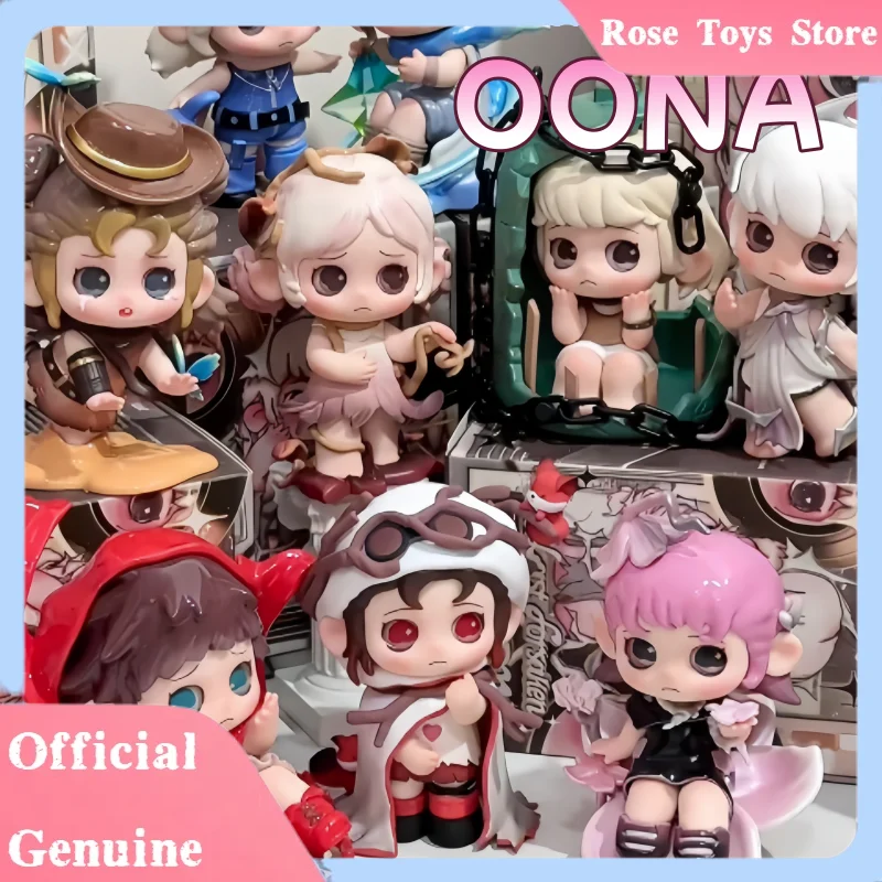 

Genuine Oona The Last Forsaken Land Series Blind Box Cool Wasteland Style Model Dolls Cute Desktop Decorations Oona Mystery Box