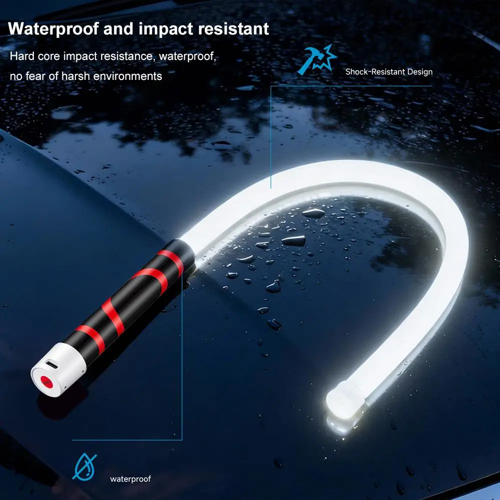 73cm Flexible Silicone LED Strip Light High Lumens LED Flashlight Stick Professional Work Light Portable Tool For Car Repair
