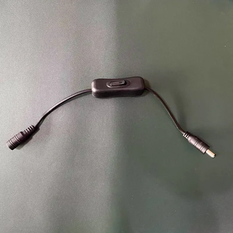 DC 12V Female Male ON/OFF Switch Power Connector Wire For LED Strip Light Lamp 5.5x2.1mm DC Power Plug Connector Switch Cable
