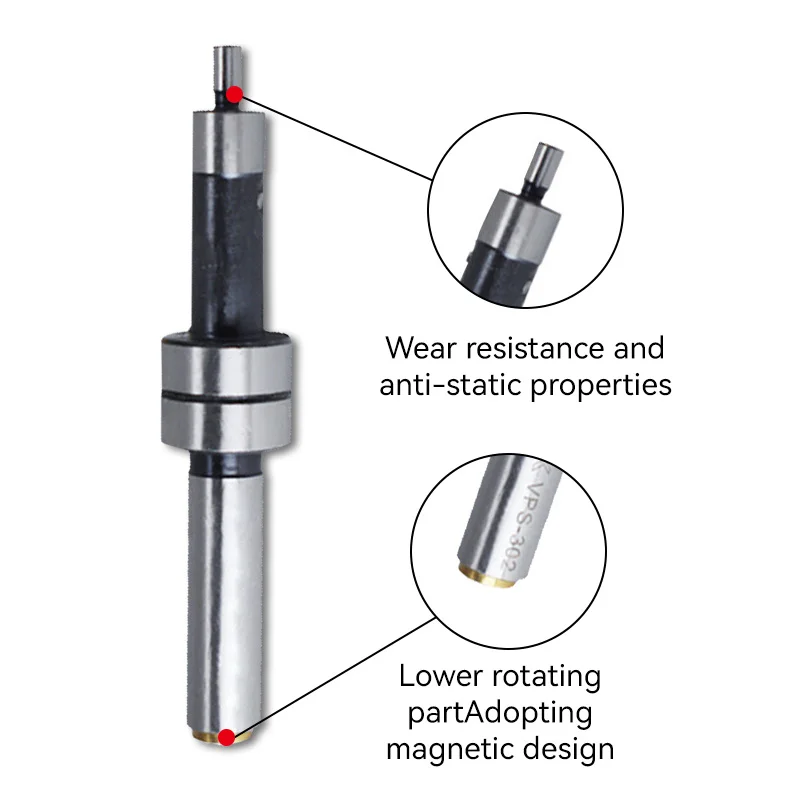 Imagem -02 - Mecânica Magnetic Edge Finder Milling Lathe Machine Touch Point Sensor Work Measurement Tool Acessório 10 mm Shank Cnc 1pc
