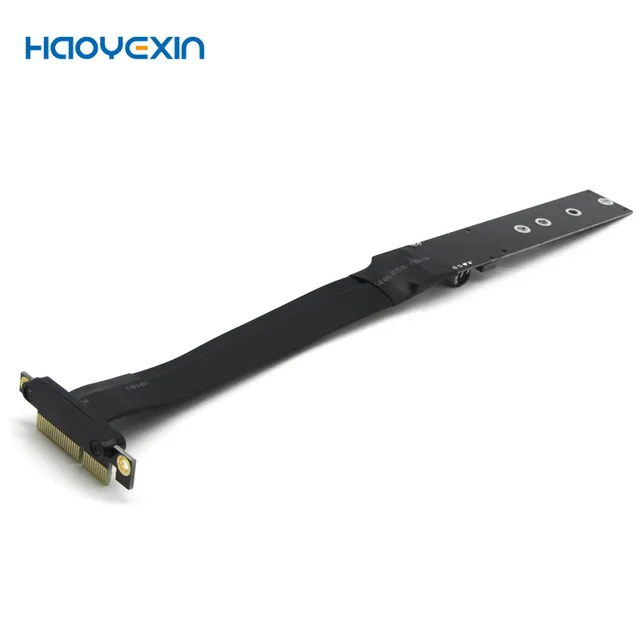 Przedłużacz PCIe 4x M.2 NVMe SSD obsługuje PCI-E 3.0 x4 w pełnej prędkości Obsługa M2 do PCI Express 3.0 X4 90 stopni