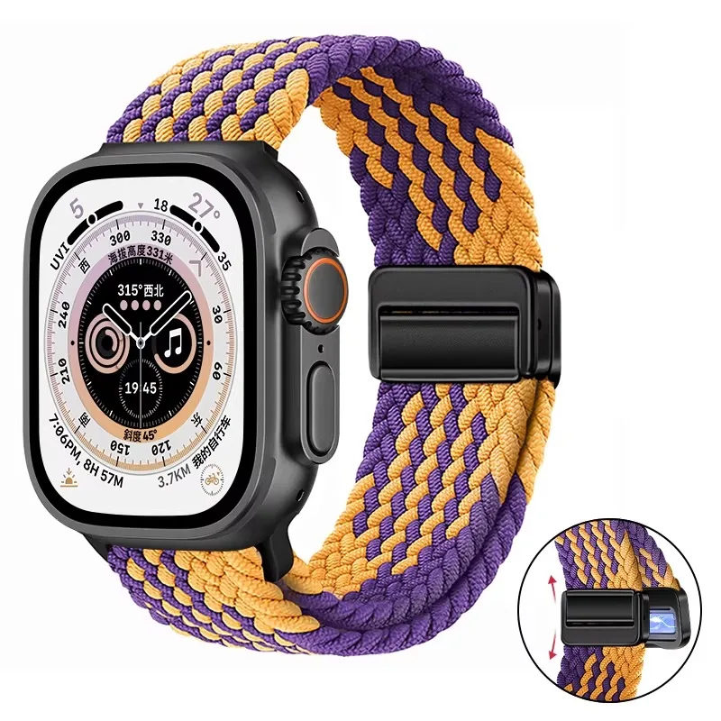 Magnetisches Schlaufenarmband für Apple Watch Ultra 3 2 Band 49mm 46mm 45mm 44mm 42mm 41mm 40mm Correa Armband iWatch Series 11 10 SE 9 8 – Detail 8