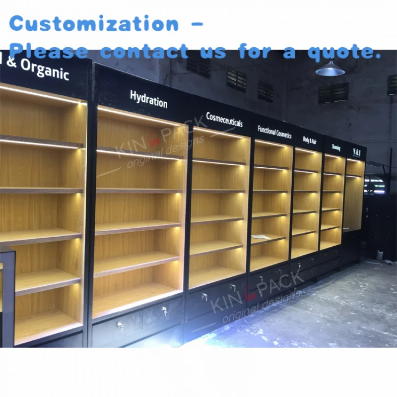 

custom.Cosmetic Display showcase Makeup Store Shop Vitrine