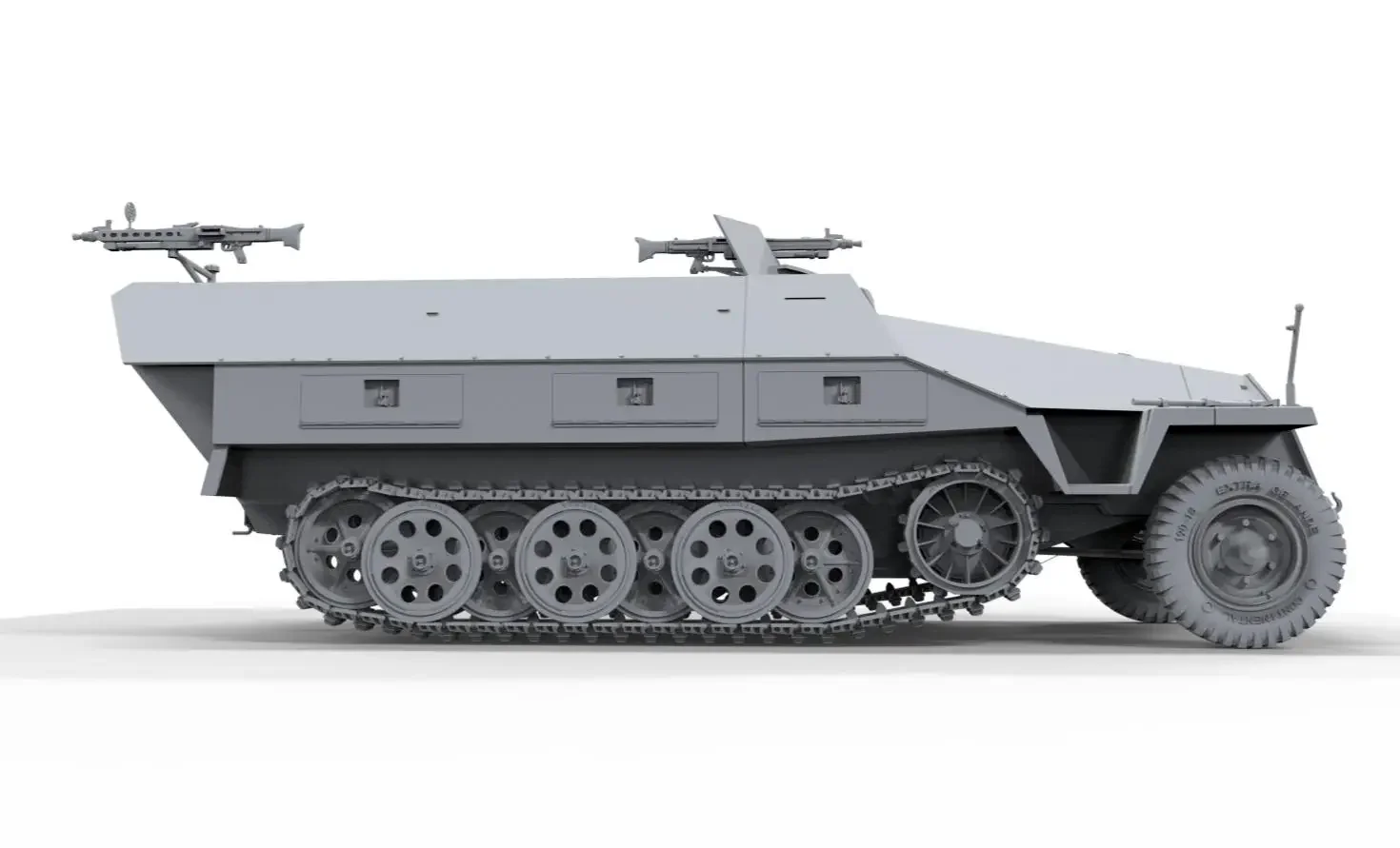 Modelo plástico do BT-041 da borda, escala do 1:35, Sd.Kfz.251, 1 Ausf.D