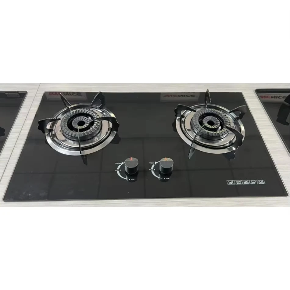 High Power Dual-Purpose Embedded Gas Stove with Electronic Ignition Kitchen Appliances for Household Use