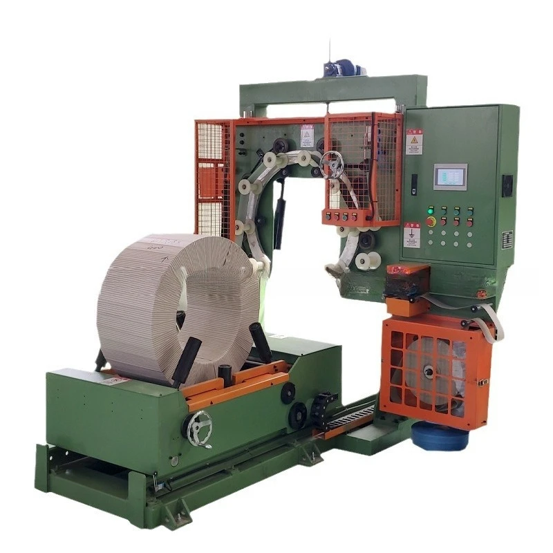 Packaging machine, vertical aluminum strip coil winding baler, winding baler y