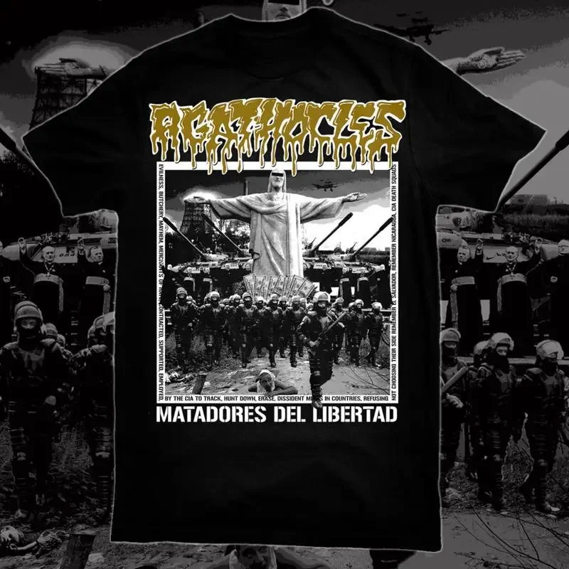 AGATHOCLES Matadores Del Libertad T Shirt Cotton S to 4XL