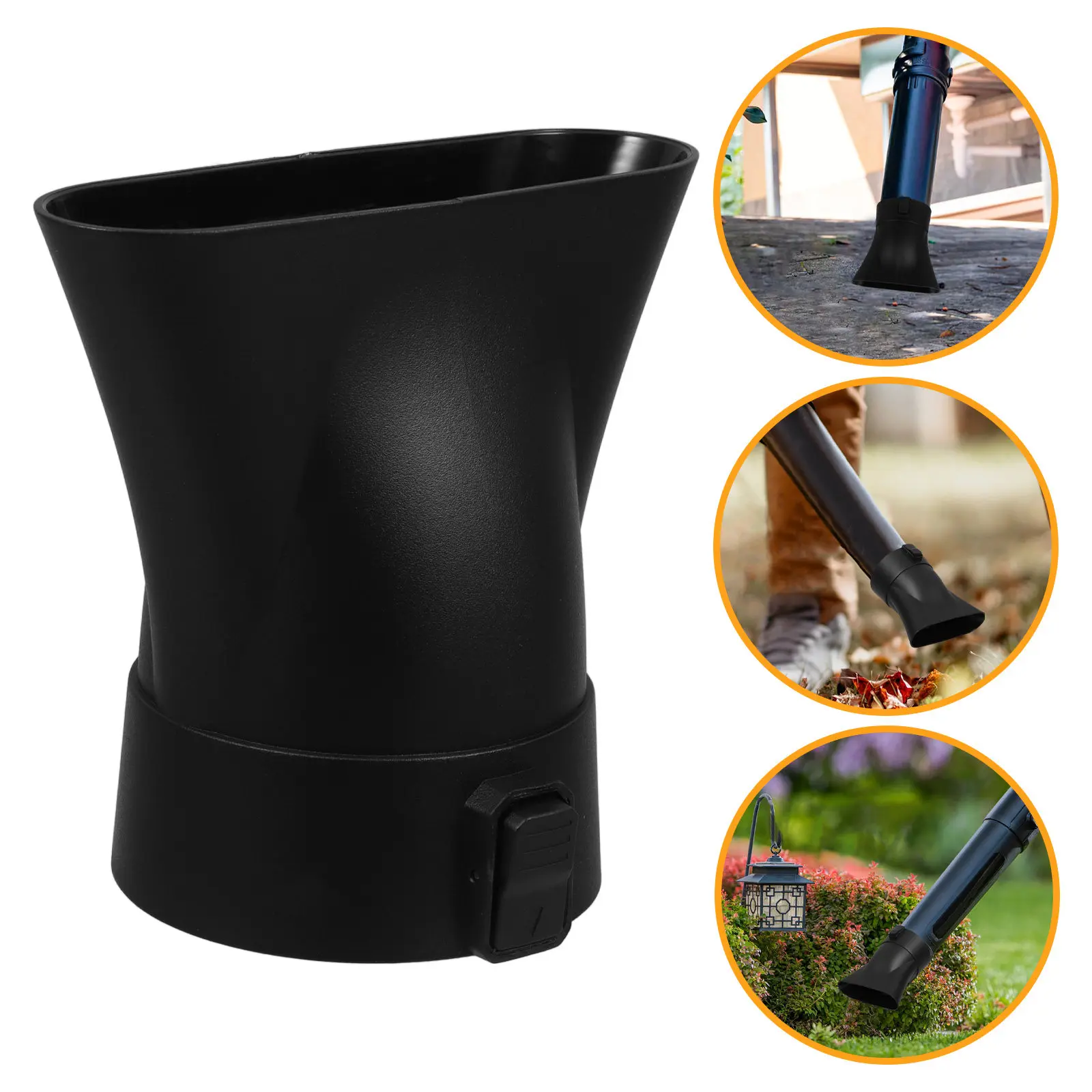 

Blower Flat Nozzle Tip Leaf Blower Attachment Car Drying Nozzle Workshop Yard Driveway Cleaning Lightweight Portable