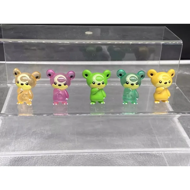 Figura de Pokémon Teddiursa Mini oso muñeca adornos accesorios juguete para niños