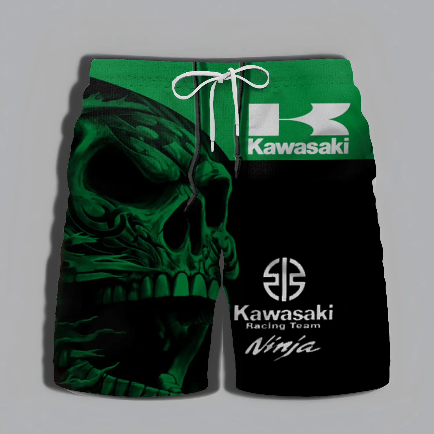 

Kawasaki Высококачественный купальный костюм Мужская одежда Приключения Пляжный спорт Тренажерный зал Летние мужские шорты Мотоциклетные шорты для плавания Уличные шорты