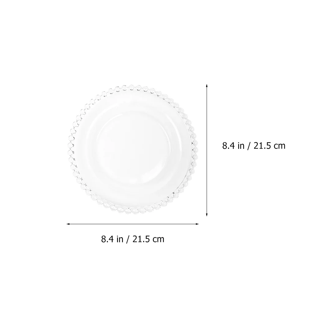 

Dessert Dinnerware Fruit Plate Transparent Trifle Dish Serving Dishes for Entertaining