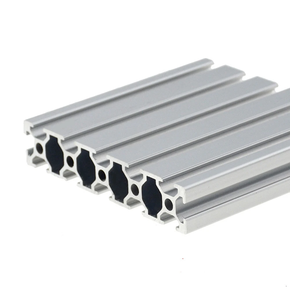 1PCS 20100 Aluminum Profile Extrusion 100-800mm Length European Standard Anodized Linear Rail for DIY CNC 3D Printer Workbench