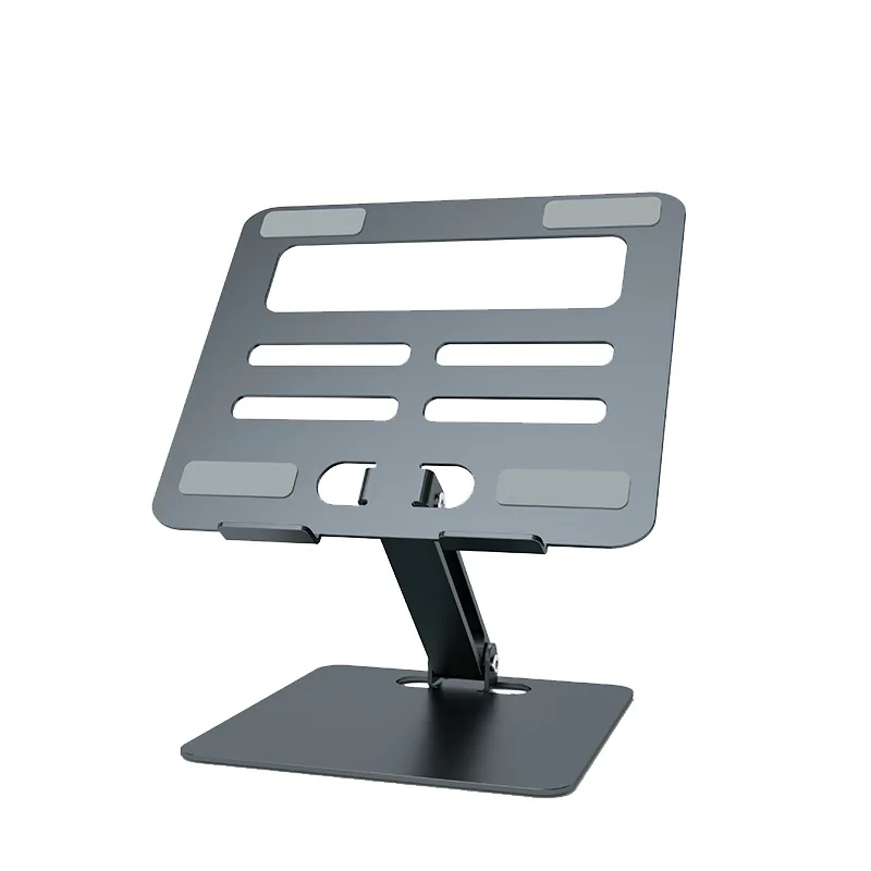New laptop bracket, tablet computer desktop aluminum alloy heightening heat dissipation folding support shelf