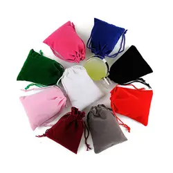 Suprimentos presente caso de armazenamento cor sólida drawstring bolsa sacos óculos sacos de pano saco de presente de natal óculos bolsa