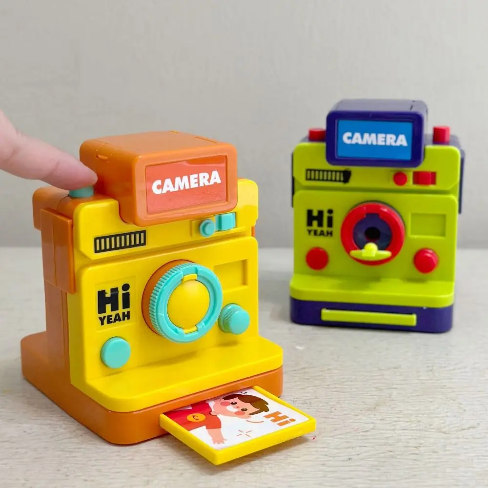 

Plastic Play House Camera Toys Education Puzzle Toy Analog Digital Camera Toys Multipurpose Mini Instant Camera Model Toy